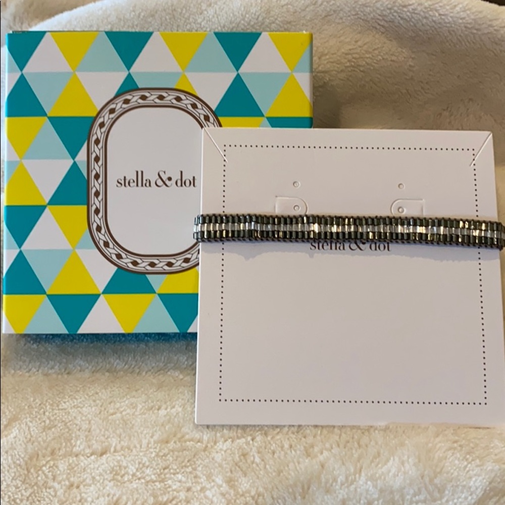 Stella & Dot Farren Pulley Bracelet - Silver